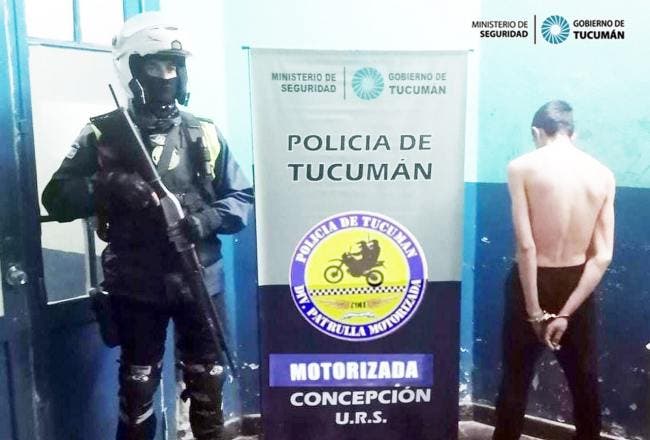 La Policía vio por las cámaras de Concepción cuando rompía la vidriera