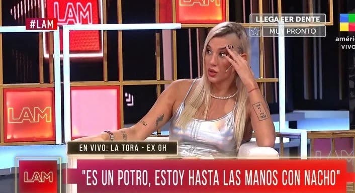 La Tora de Gran Hermano se sinceró en LAM su adicción al sexo y el